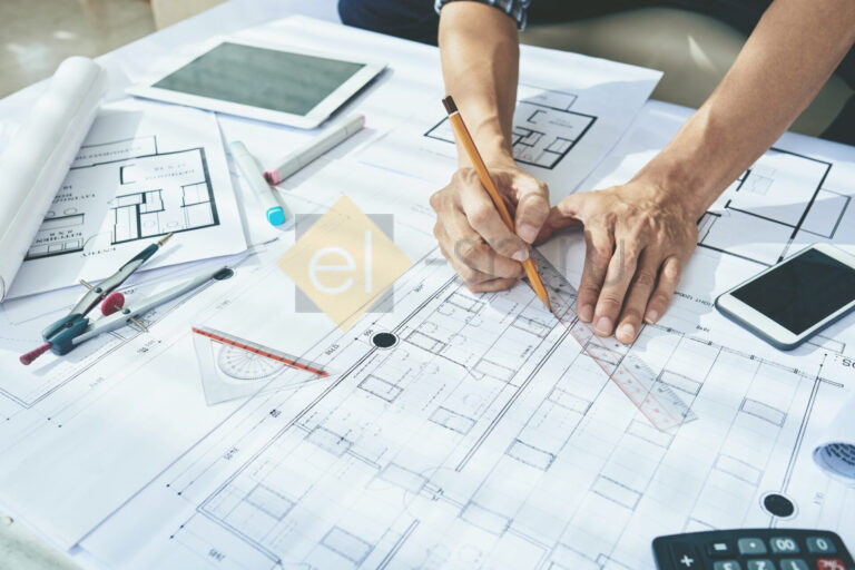 Проект инженерной системы с детальным чертежом и размерами
